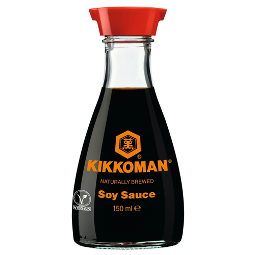 KIKKOMAN NATURALLY BREWED SOY SAUCE 12X 150ML