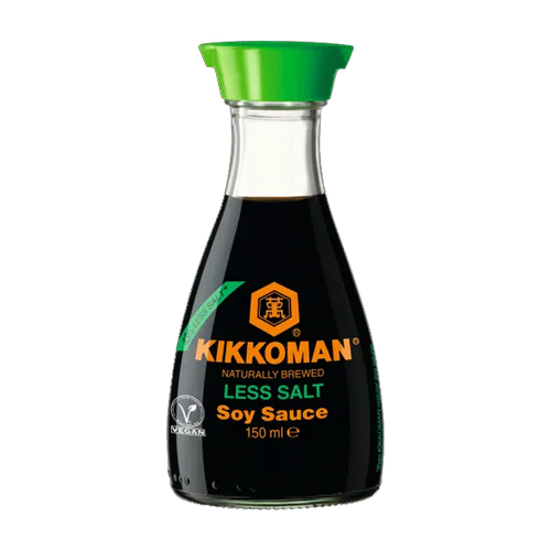 KIKKOMAN LESS SALT SOY SAUCE 150ML