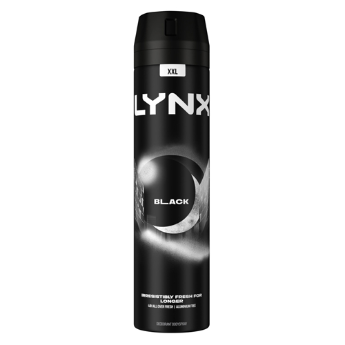 LYNX BODYSPRAY BLACK 250ML