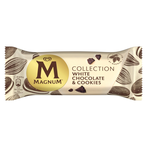 MAGNUM  ICE CREAM WHITE CHOCOLATE & COOKIES 90ML