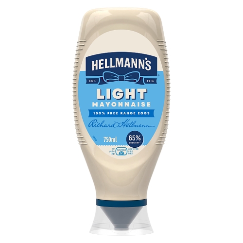 HELLMANN'S LIGHT SQUEEZY MAYONNAISE 750ML