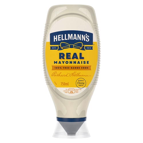 HELLMANN'S REAL MAYONNAISE 750ML