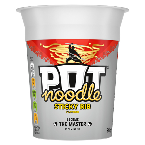 POT NOODLE STICKY RIB 90G