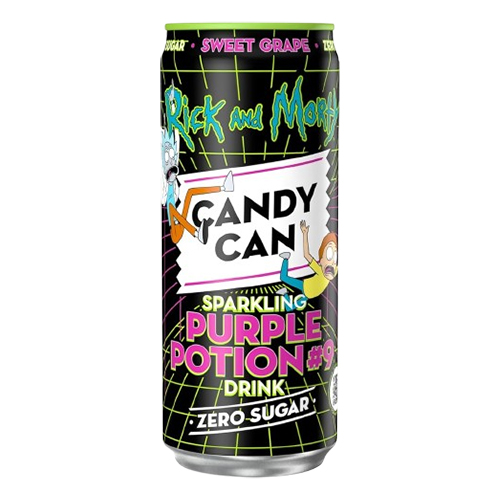 CANDY CAN RICK & MORTY PURPLE MIX #9 SWEET GRAPE 330ML