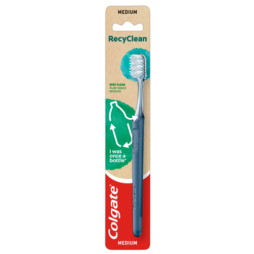 COLGATE TOOTHBRUSH RECYCLEAN MEDIUM 12PK