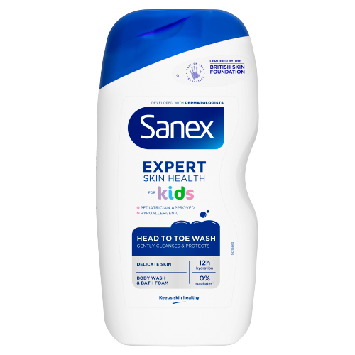 SANEX BATH FOAM DERMO KIDS MB 450ML