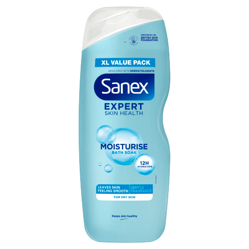SANEX BATH FOAM DERMO MOISTURISING 570ML
