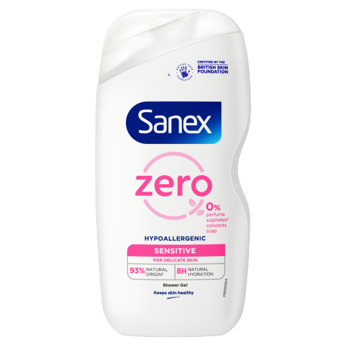 SANEX SHOWER GEL ZERO% SENSITIVE 450ML