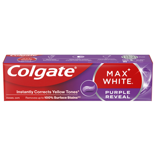 COLGATE TOOTHPASTE MAX WHITE PURPLE 75ML
