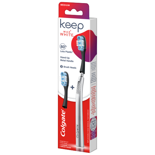 COLGATE TOOTHBRUSH KEEP STARTER KIT WHITENING 1S