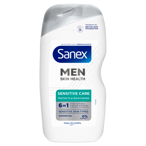 SANEX SHOWER GEL MEN SENSITIVE 400ML