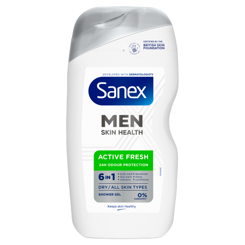 SANEX SHOWER GEL MEN ACTIVE FRESH 400ML