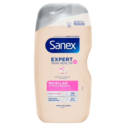 SANEX SHOWER GEL ESH+ HYPOALLERGENIC 450ML