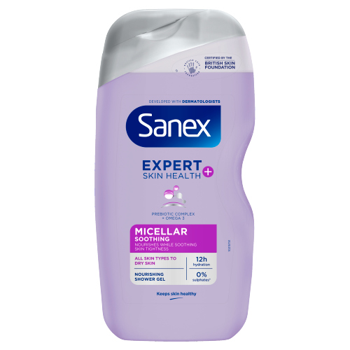 SANEX SHOWER GEL ESH+ SOOTHING 450ML