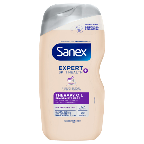 SANEX SHOWER GEL ESH+ THERAPY OIL 450ML