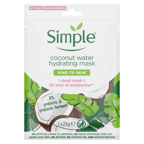 SIMPLE SHEET MASK COCONUT WATER 1PC