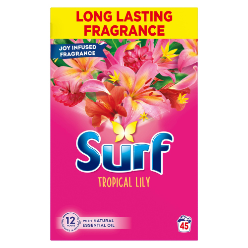 SURF TROPICAL LILY WASHING POWDER 45 WASHES 2.25KG