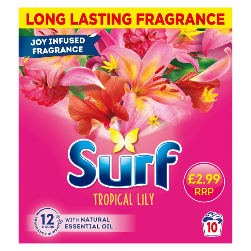SURF POWDER 10W TROPICAL PMP £2.99 500G