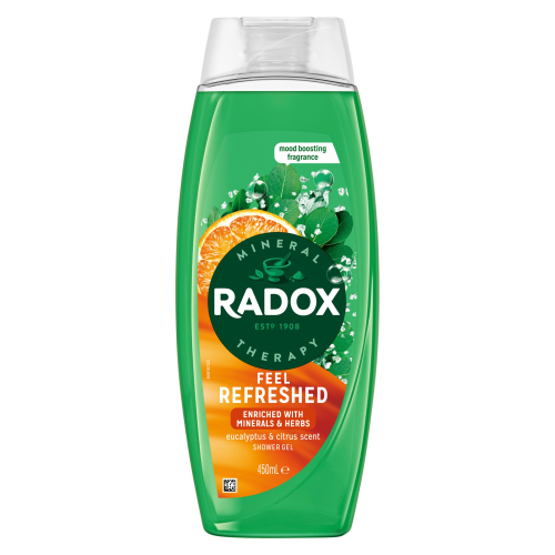 RADOX MINERAL THERAPY SHOWER GEL FEEL REFRESHED 450ML
