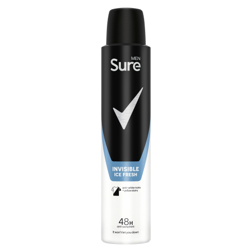SURE MEN APA INVISIBLE ICE 200ML