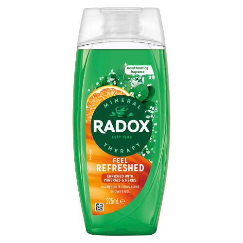 RADOX SHOWER GEL FEEL REFRESHED 225ML