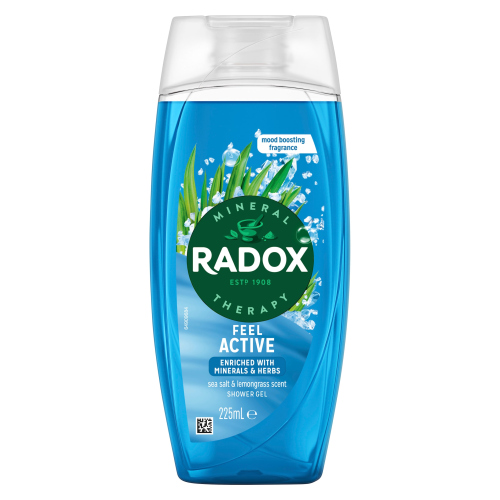 RADOX SHOWER GEL FEEL ACTIVE 225ML