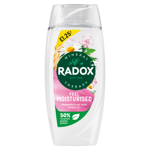 RADOX SHOWER GEL MOISTURISE PMP £1.25 225ML