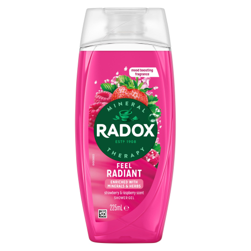RADOX MINERAL THERAPY FEEL RADIANT SHOWER GEL 225ML