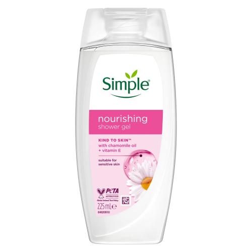 SIMPLE SHOWER GEL NOURISHING 225ML