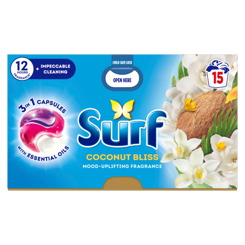 SURF CAPSULES COCONUT BLISS 15W