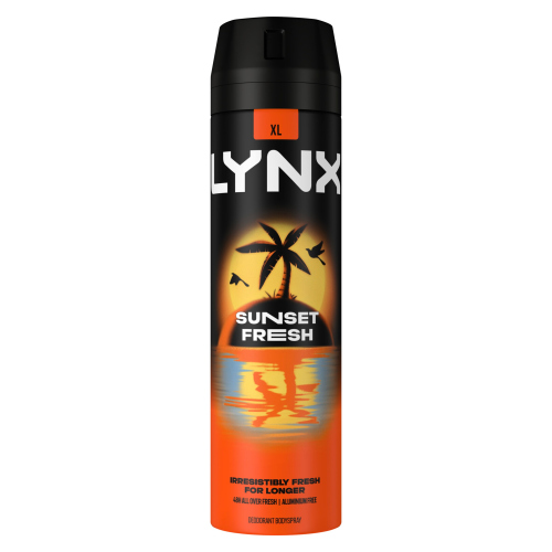 LYNX AEROSOL BODY SPRAY SUNSET FRESH 200ML