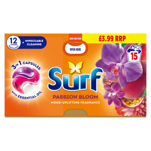 SURF CAPSULES PASSION BLOOM PMP £3.99 15W