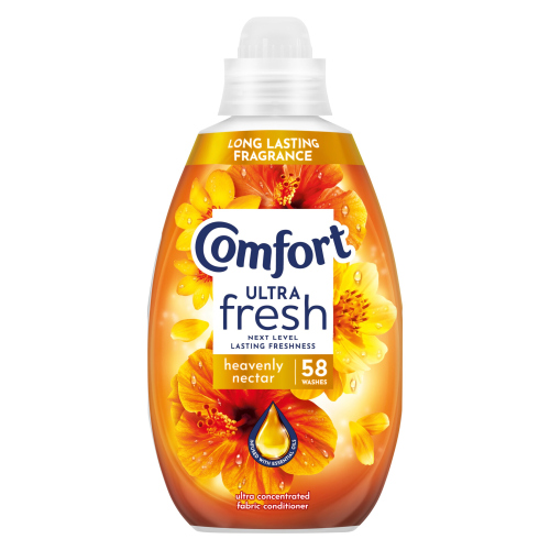 COMFORT ULTRA FRESH & PROTECT FABRIC CONDITIONER HEAVENLY NECTAR 58 WASHES 870ML