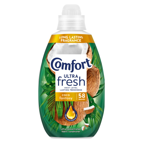 COMFORT ULTRA FRESH & PROTECT FABRIC CONDITIONER COCO FANTASY 58 WASHES 870ML