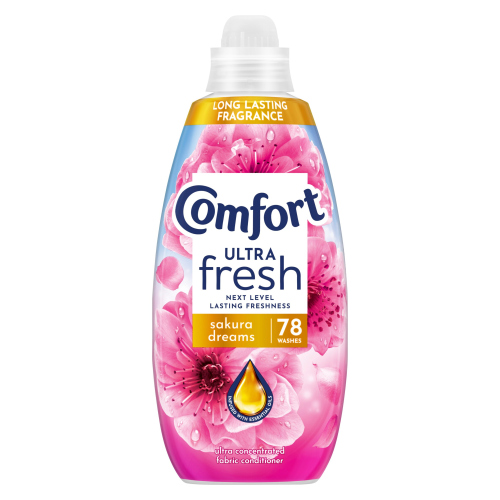 COMFORT ULTRA FRESH & PROTECT FABRIC CONDITIONER SAKURA DREAMS 78 WASHES 1.17L