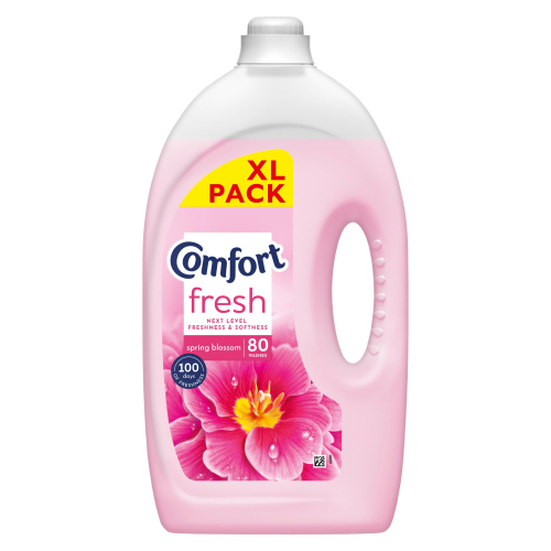 COMFORT FRESH FABRIC CONDITIONER SPRING BLOSSOM 80 WASHES 2.4L
