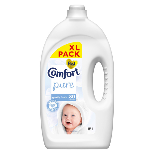 COMFORT FABRIC CONDITIONER PURE 80 WASHES 2.4L