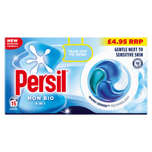 PERSIL CAPSULES NANO NON-BIO PMP £4.95 15W