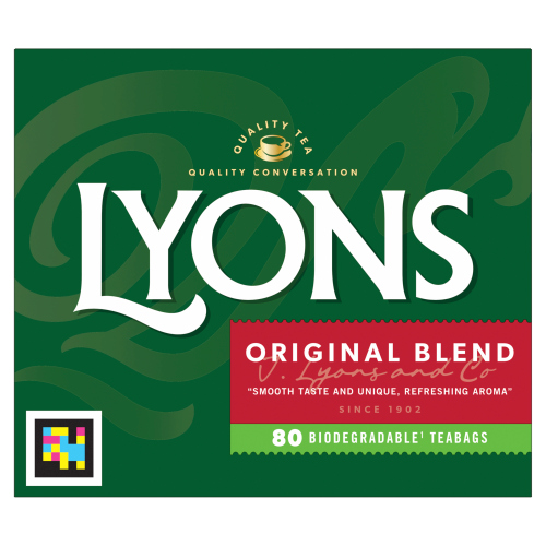 LYONS ORIGINAL BLEND 80 BIODEGRADABLE TEABAGS 232G