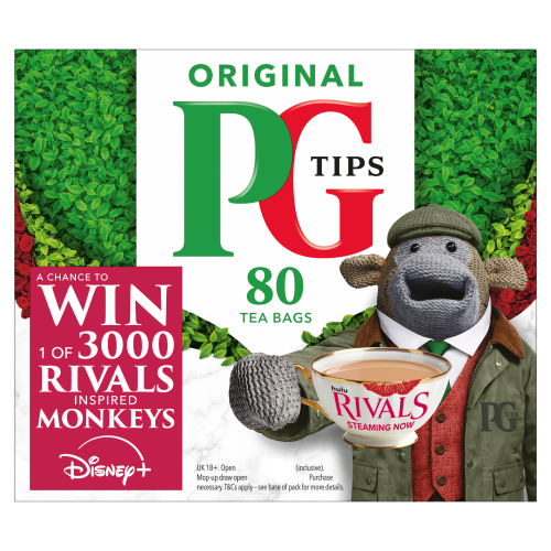 PG TIPS TEA BAGS 80S 232G
