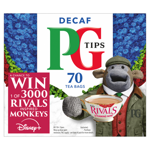 PG TIPS DECAF TEA BAGS 464G
