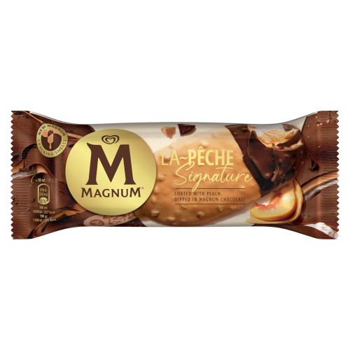 MAGNUM SIGNATURE PEACH ICE CREAM STICK 90ML