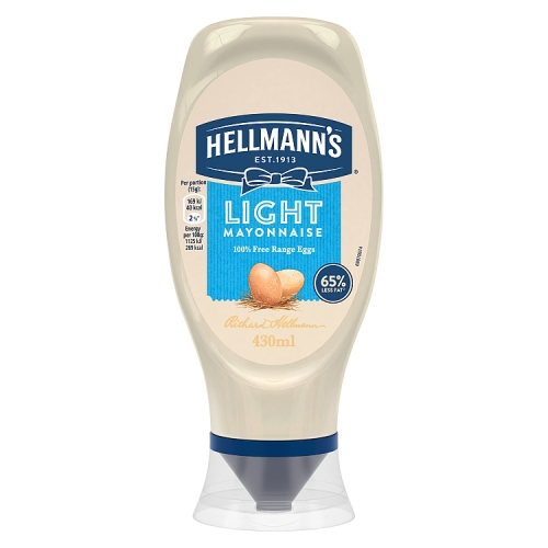 HELLMANN'S LIGHT MAYONNAISE 430ML
