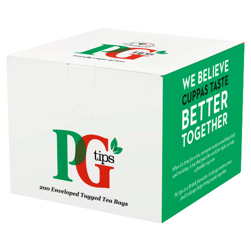 PG TIPS 200 ENVELOPED TEA BAGS 200S