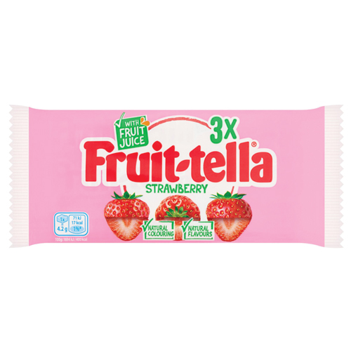 FRUITTELLA STRAWBERRY 3PK 41G