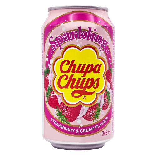 CHUPA CHUPS STRAWBERRY & CREAM 345ML