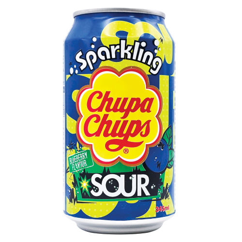 CHUPA CHUPS SOUR BLUEBERRY 345ML