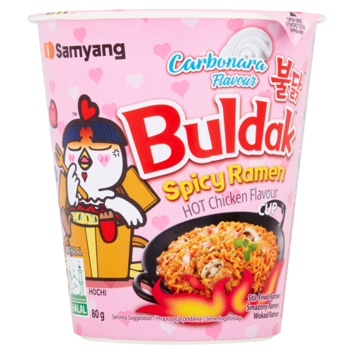 SAMYANG BULDAK SPICY CARBONARA CUP 80G