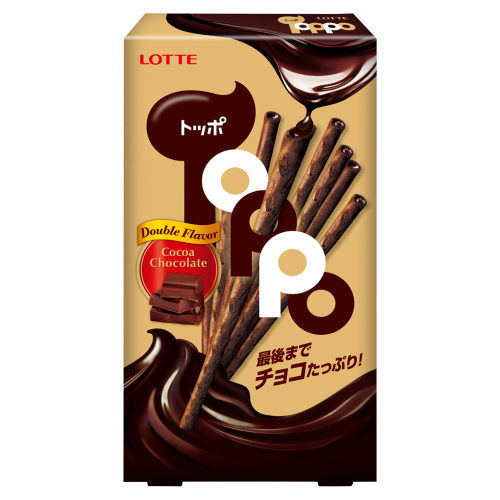LOTTE TOPPO PRETZEL COCOA CHOCOLATE 40G