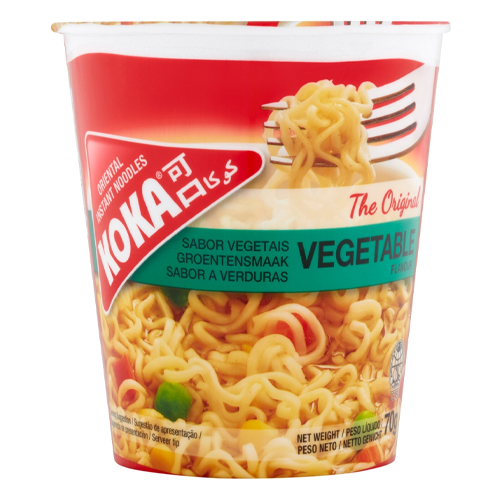 KOKA NOODLE CUP VEGETABLE 70G